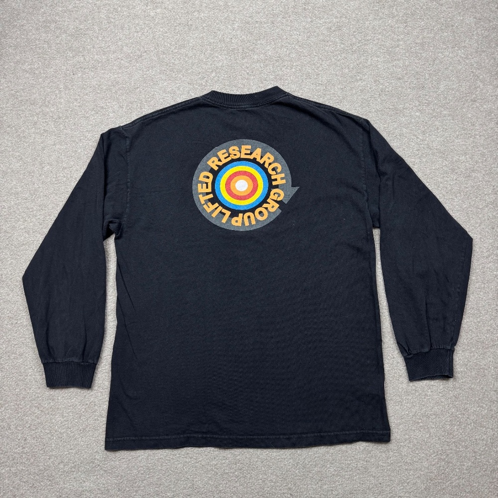 Lifted Research Group LRG Shirt Mens Large L Black Long Sleeve